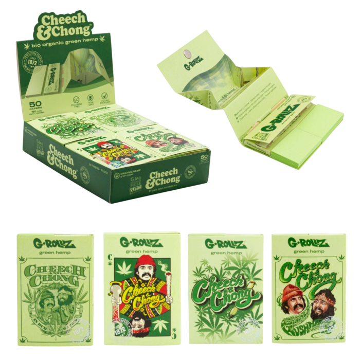 G-Rollz Cheech&Chong Organic Green Hemp - bletki / tipy / tacki QCC403A