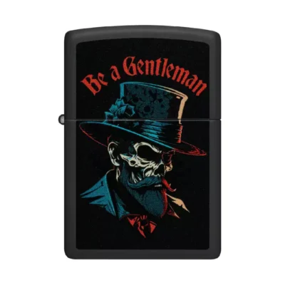 ZIPPO - BE A GENTLEMAN BLACK MATTE