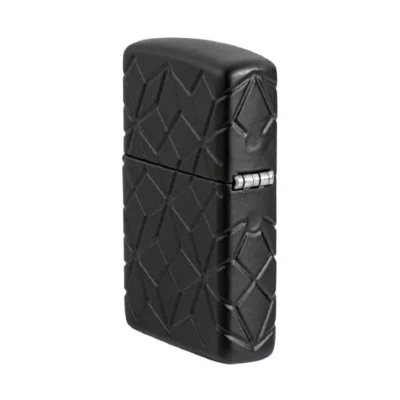 ZIPPO - DIAMOND PATTERN BLACK MATTE