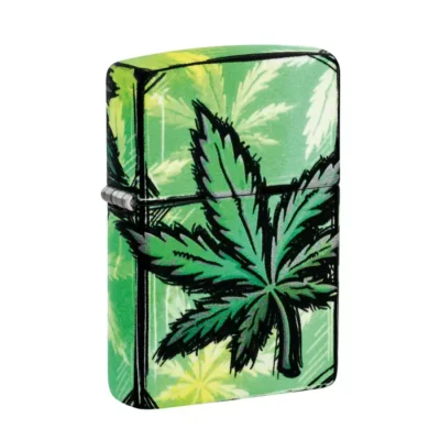 ZIPPO - GLOWING CANNABIS MATTE