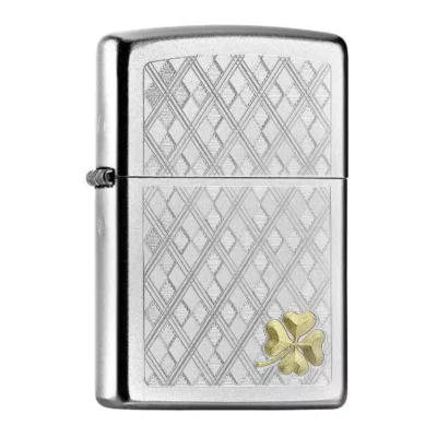 ZIPPO - THIS STUNNING FOUR LEAF CLOVER