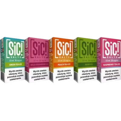 Liquid SIC! Salt 20mg* - Zestaw Mix Smaków (3 sztuki)