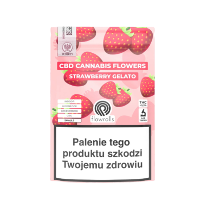 Susz Konopny CBD Strawberry Gelato z akcyzą 1g