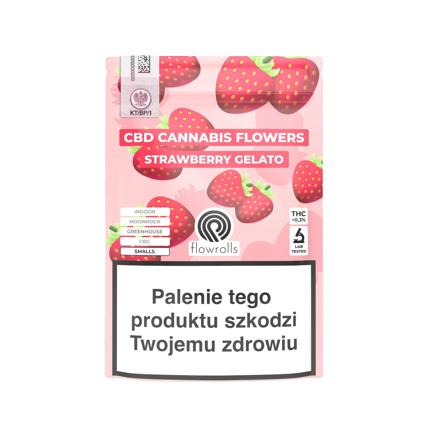 Susz Konopny CBD Strawberry Gelato z akcyzą 1g