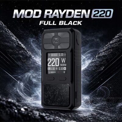 Mod Rayden 220 Full Black - BD Vape