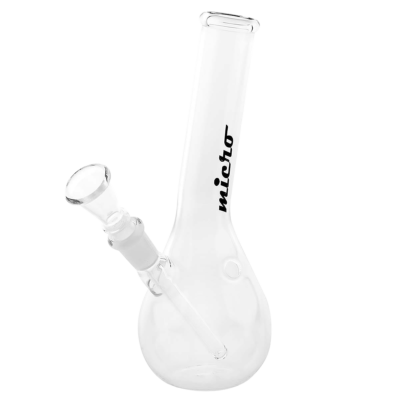 Bongo Micro | Bouncer Hangover Glass Bong-H:19cm-Ø:28mm-Socket:14.5mm [01181N]