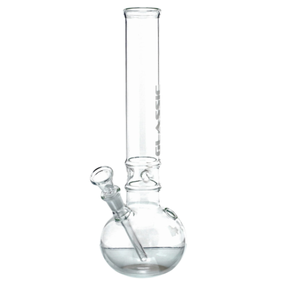 Bongo Glassic | Bouncer Glass Bong-H:30cm-Ø:40mm-Socket:14.5mm-8pcs/display [01130]