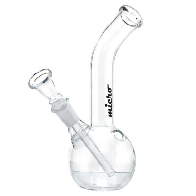 Bongo Micro | Bouncer Glass Bong-H:18cm-Ø:22mm-Socket:14.5mm [01106]