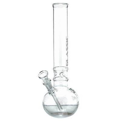 Bongo Glassic | Bouncer Glass Bong-H:30cm-Ø:40mm-Socket:14.5mm-8pcs/display [01130]