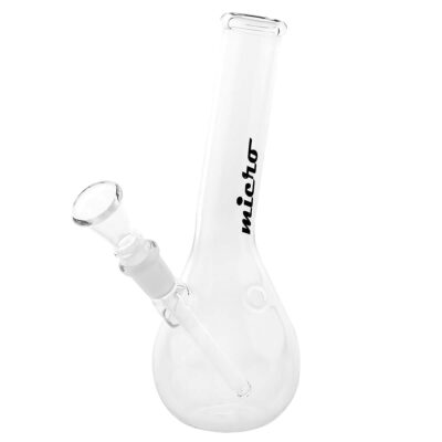 Bongo Micro | Bouncer Hangover Glass Bong-H:19cm-Ø:28mm-Socket:14.5mm [01181N]