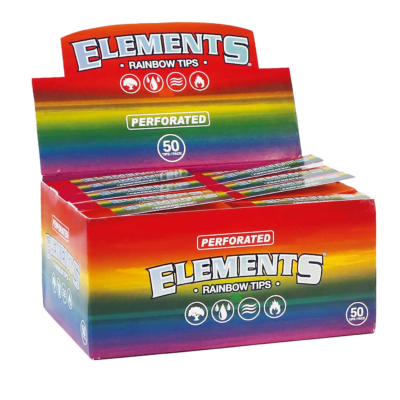 ELEMENTS RAINBOW TIPS PERFORATED, 50 leaves/booklet [14666] [716165257189]
