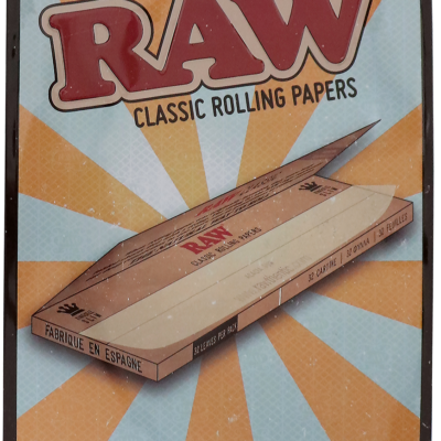 RAW RETRO TIN SIGN [14593] [716165302940]