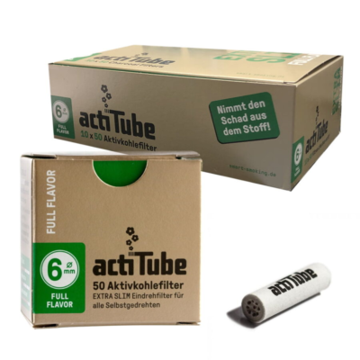 ActiTube Gold Extra Slim Filters 6mm [40424]