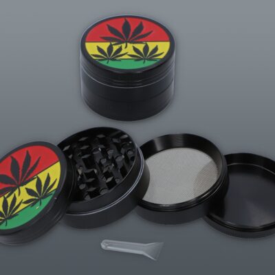 CZARNY RASTA METALOWY MŁYNEK 1-2227