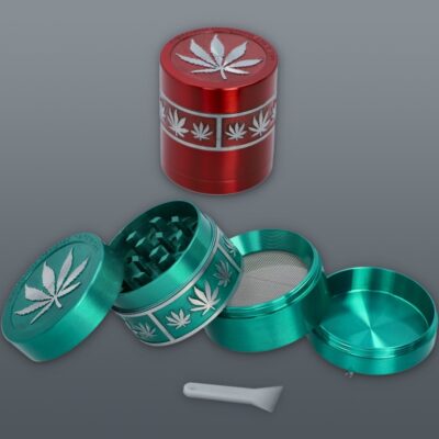 GRINDER Z MOTYWEM LIŚCI KONOPI 1-2251