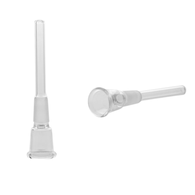 Amsterdam | Glass Chillum - Socket:14.5mm- small hole - L:9cm-6pcs-box [01907]