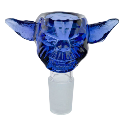 Glass Bong Bowl Alien 14mm, Blue [349810-2]