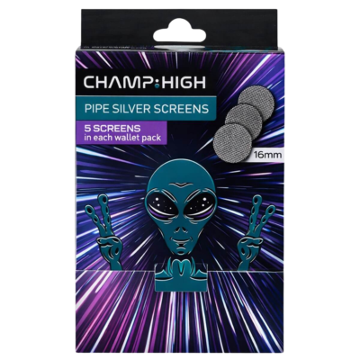 Champ High Pipe Silver Screens 16mm [397876]