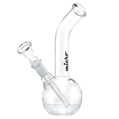 Bongo Micro | Bouncer Glass Bong-H:18cm-Ø:22mm-Socket:14.5mm [01106]