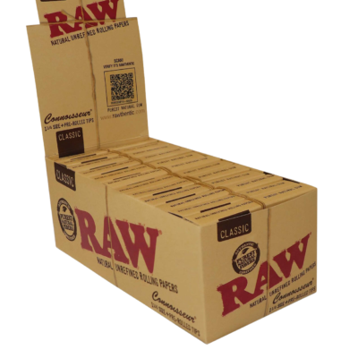 Bletki RAW Connoisseur 1 1/4 Prerolled Tips BOX/24 [716165250784] [13305]