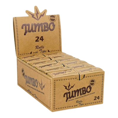 Jumbo Unbleached Rolls with Tips  [50651]