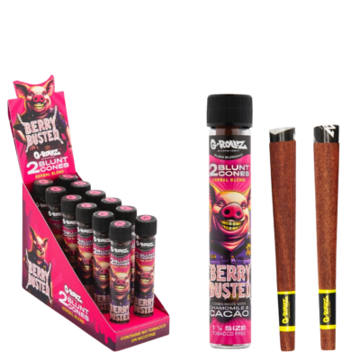 G-Rollz | 'Berry Busted' 1¼ Size Terpene Infused Cones [GR1535AQ-DIS]
