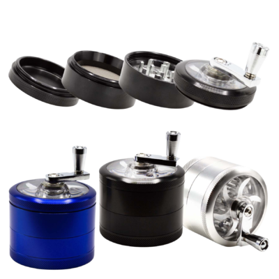Młynek Amsterdam | Crank and Windows Grinders - 4part - Ø:63mm - [JK05MIX]