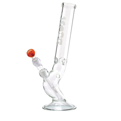 Bongo Boost | Bolt Glass Bong -H:38cm- Ø:50mm -SG:18.8mm- WT:5mm (circa) [02339]