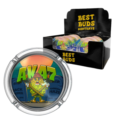 Best Buds Large Glass Ashtrays AK47 [44833]
