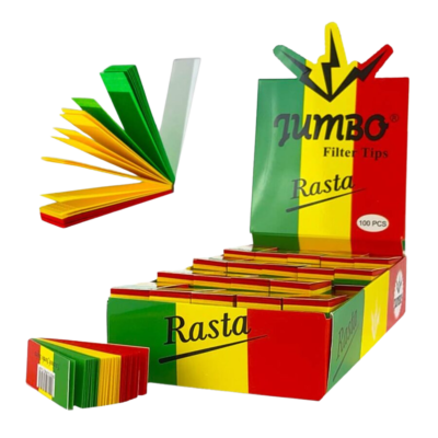Tipy Jumbo Rasta Filter Tips  (36221)
