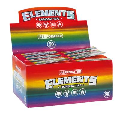 ELEMENTS RAINBOW TIPS PERFORATED, 50 leaves/booklet [14666] [716165257189]