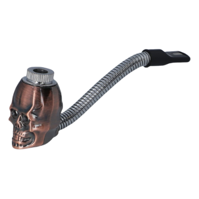 FAJKA METALOWA CZASZKA 5-2045