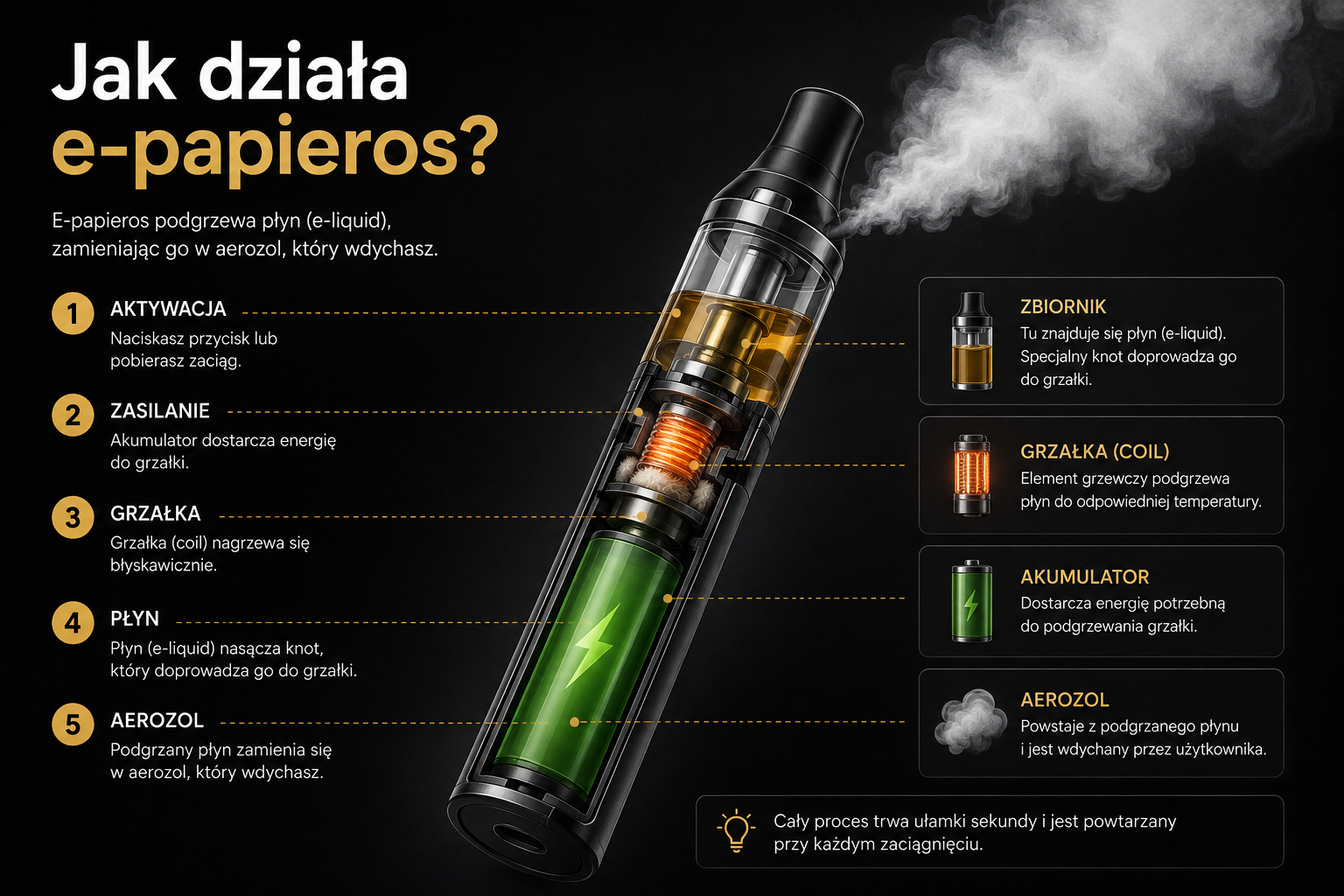 Jak działa e-papieros?